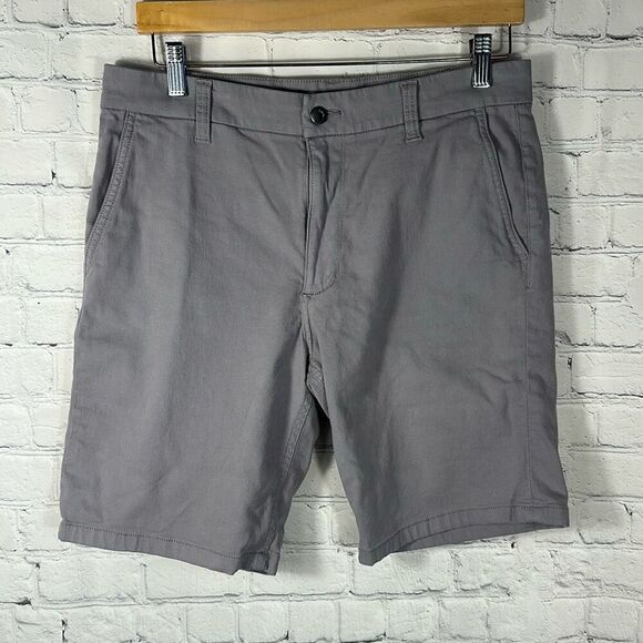 Joes Jeans The Trouser Short size 31 Khaki Chino Stretch Shorts Gray - Picture 1 of 7